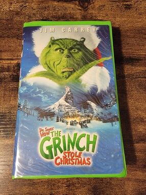 Vintage Dr. SEUSS How The Grinch Stole Christmas VHS Movie